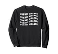 Sunset Chaser Wavy Text Sweatshirt - Aesthetic Graphic for Adults - T-Shirt, Sweatshirt, Hoodie