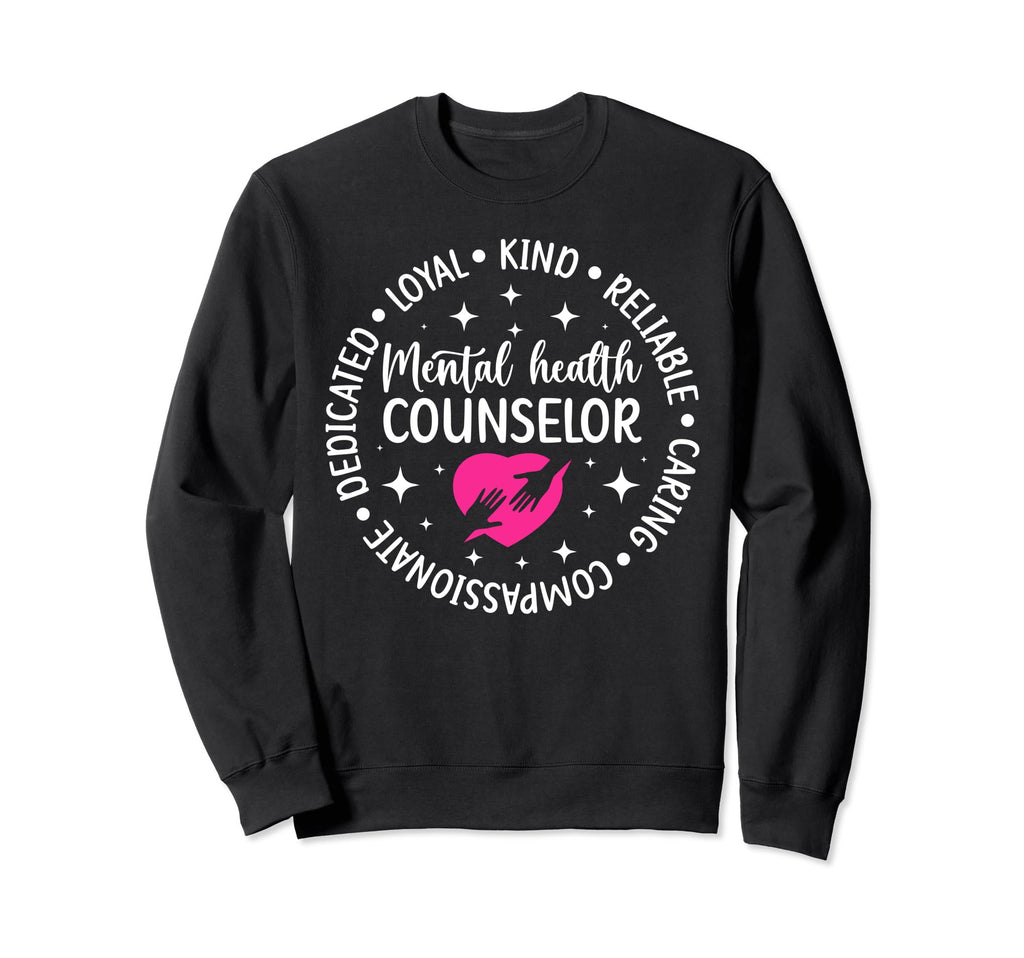 Best Mental Health Counselor Sweatshirt - Aesthetic Graphic Men Women - T-Shirt, Sweatshirt, Hoodie