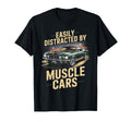 Easily Distracted Muscle Cars Green Street T-Shirt - Graphic Print Unisex - T-Shirt, Sweatshirt, Hoodie