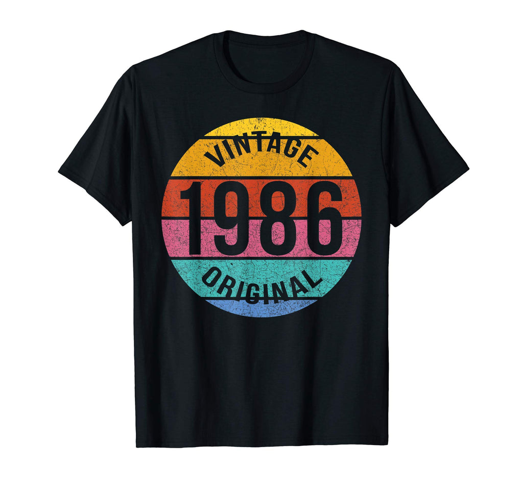 Birthday Sunset Born 1986 T-Shirt - Graphic Print Men Women - T-Shirt, Sweatshirt, Hoodie