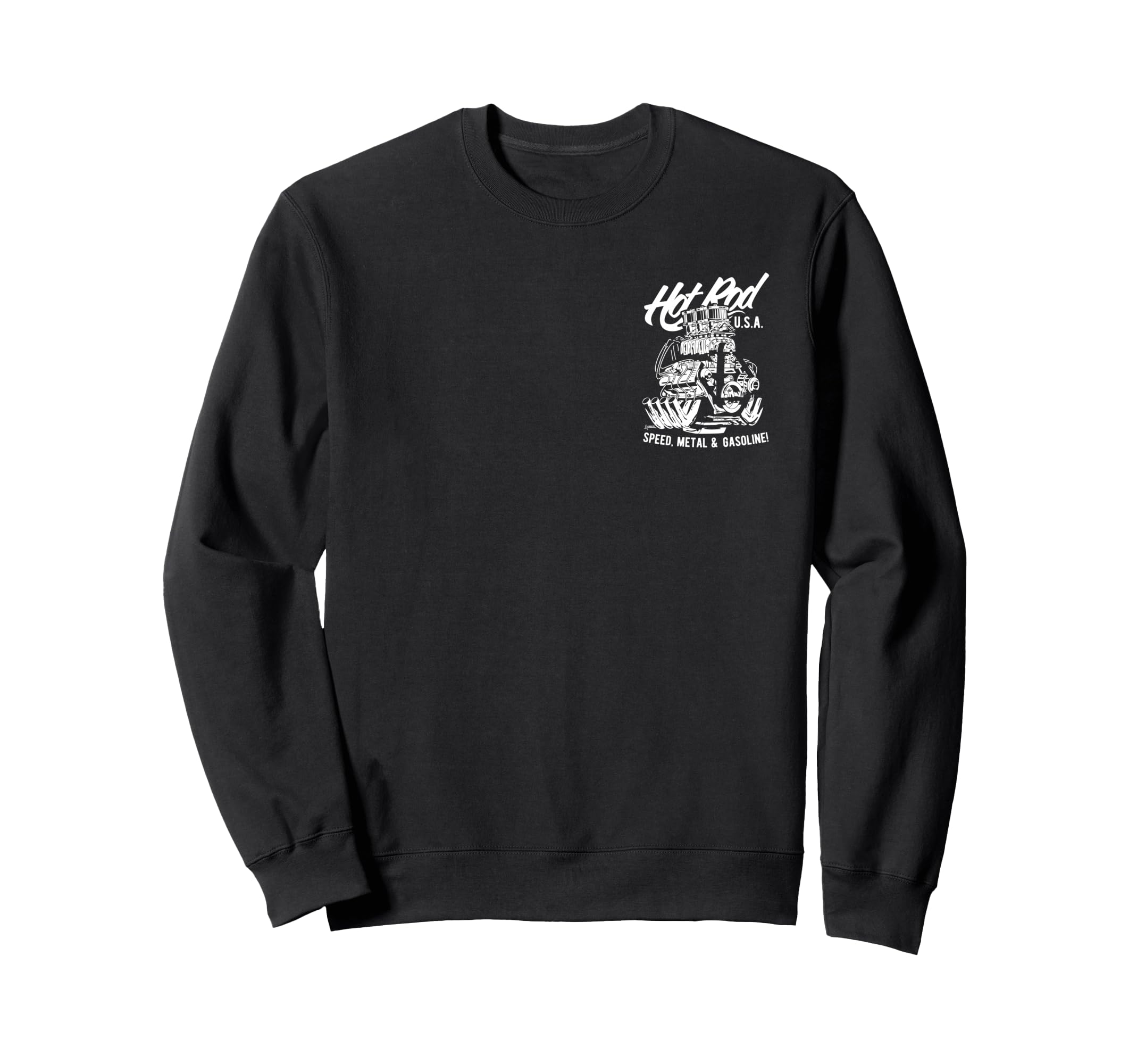 Hotrod Dragster Race Car Sweatshirt - Casual Everyday Wear for Adults - T-Shirt, Sweatshirt, Hoodie