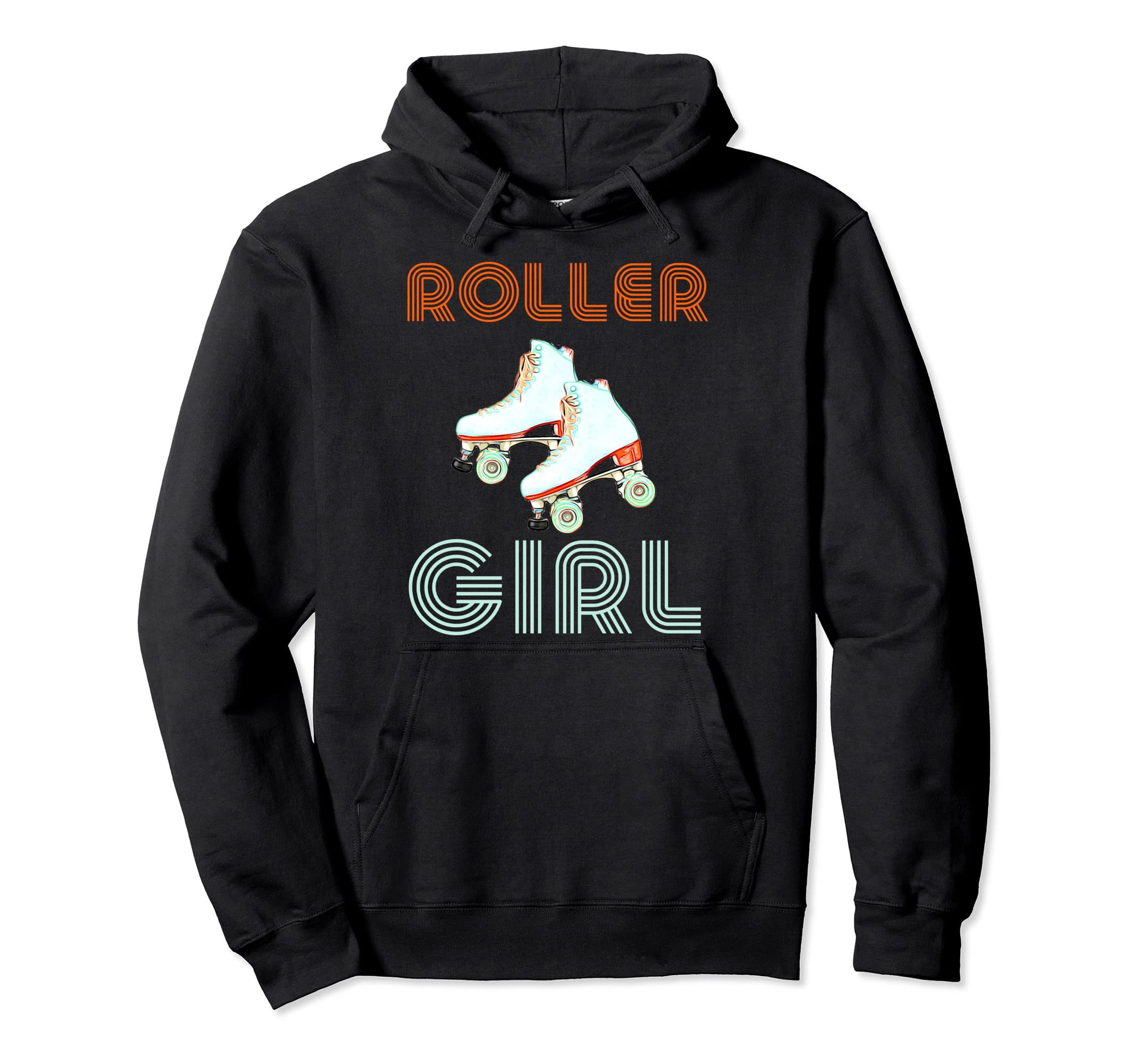 Roller Skating Skater Hoodie - Trendy Graphic Men Women - T-Shirt, Sweatshirt, Hoodie
