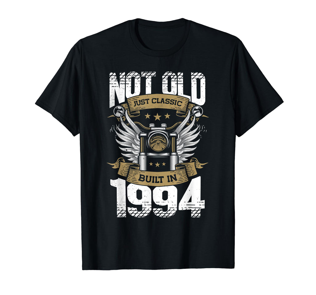 Motorcycle Biker Birthday Built 1994 T-Shirt - Novelty Apparel for Adults - T-Shirt, Sweatshirt, Hoodie