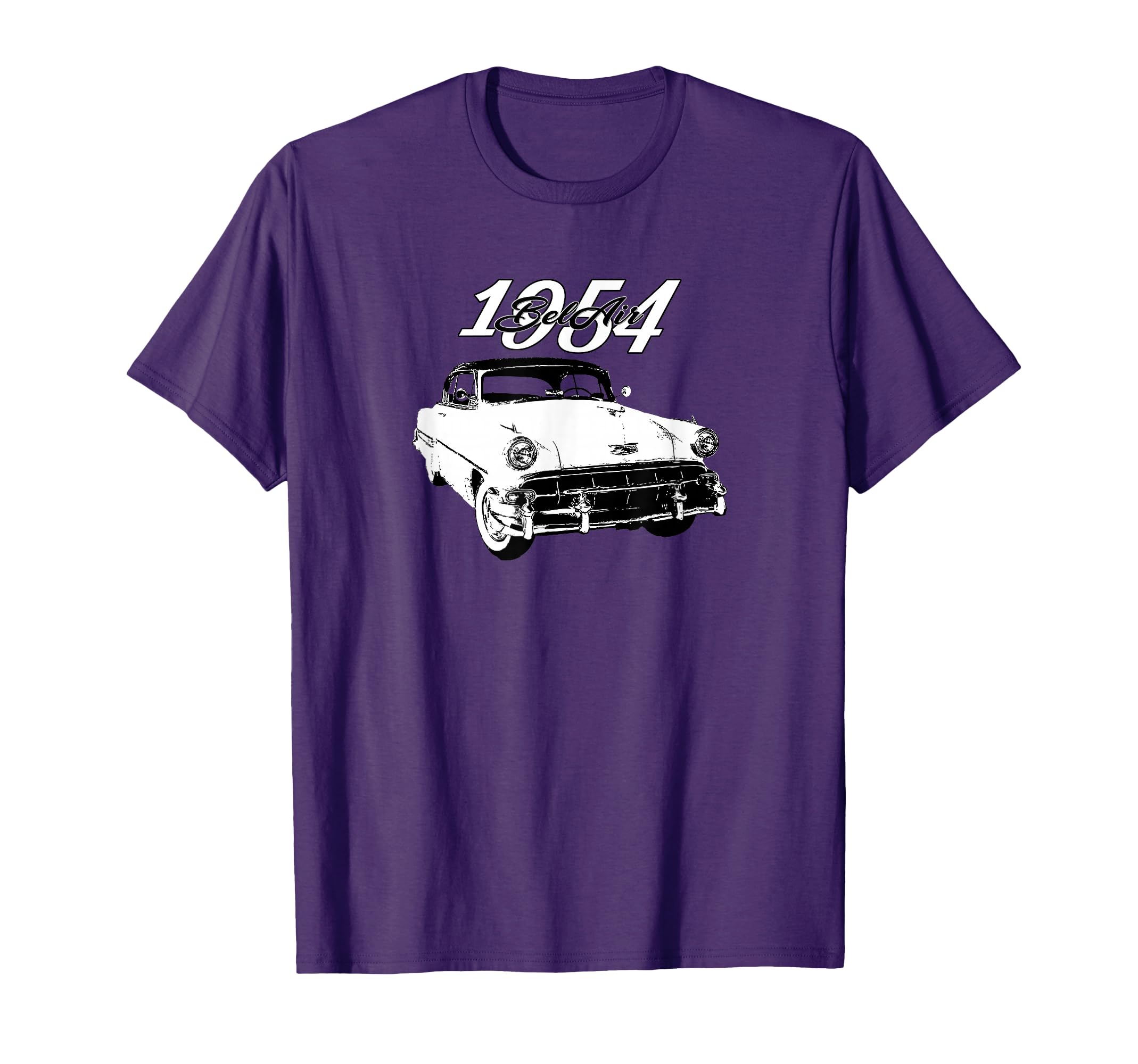 Cars 1954 Bel Air Car Guys American Car T-Shirt - Graphic Print for Adults - T-Shirt, Sweatshirt, Hoodie