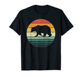 Bear Animal Sunset 70S Wildlife Camping T-Shirt - Custom Art Print Unisex - T-Shirt, Sweatshirt, Hoodie