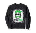 Green Messy Bun May We Wear Green Sweatshirt - Graphic Print Men Women - T-Shirt, Sweatshirt, Hoodie
