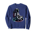 Yoga Astronaut Wellness Tai Chi Sweatshirt - Aesthetic Graphic Men Women - T-Shirt, Sweatshirt, Hoodie