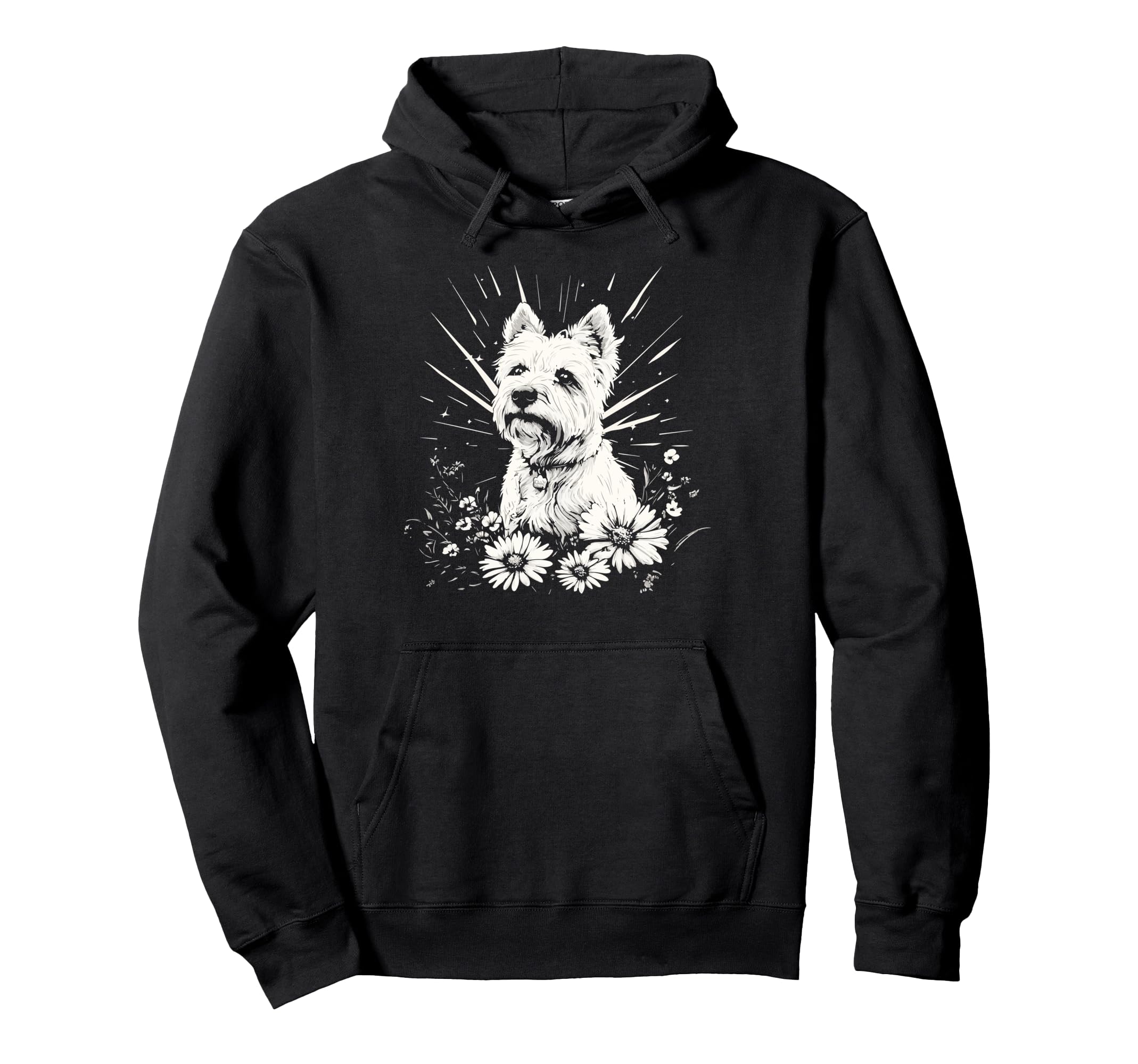 Tattoo Lover West Highland White Terrier Hoodie - Unique Graphic Men Women - T-Shirt, Sweatshirt, Hoodie