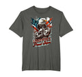 Patriotic Old Biker American Us Flag T-Shirt - Unique Graphic for Adults - T-Shirt, Sweatshirt, Hoodie