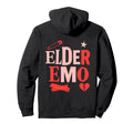 Elder Emo Punk Typography Nostalgia Hoodie - Streetwear Style Unisex - T-Shirt, Sweatshirt, Hoodie