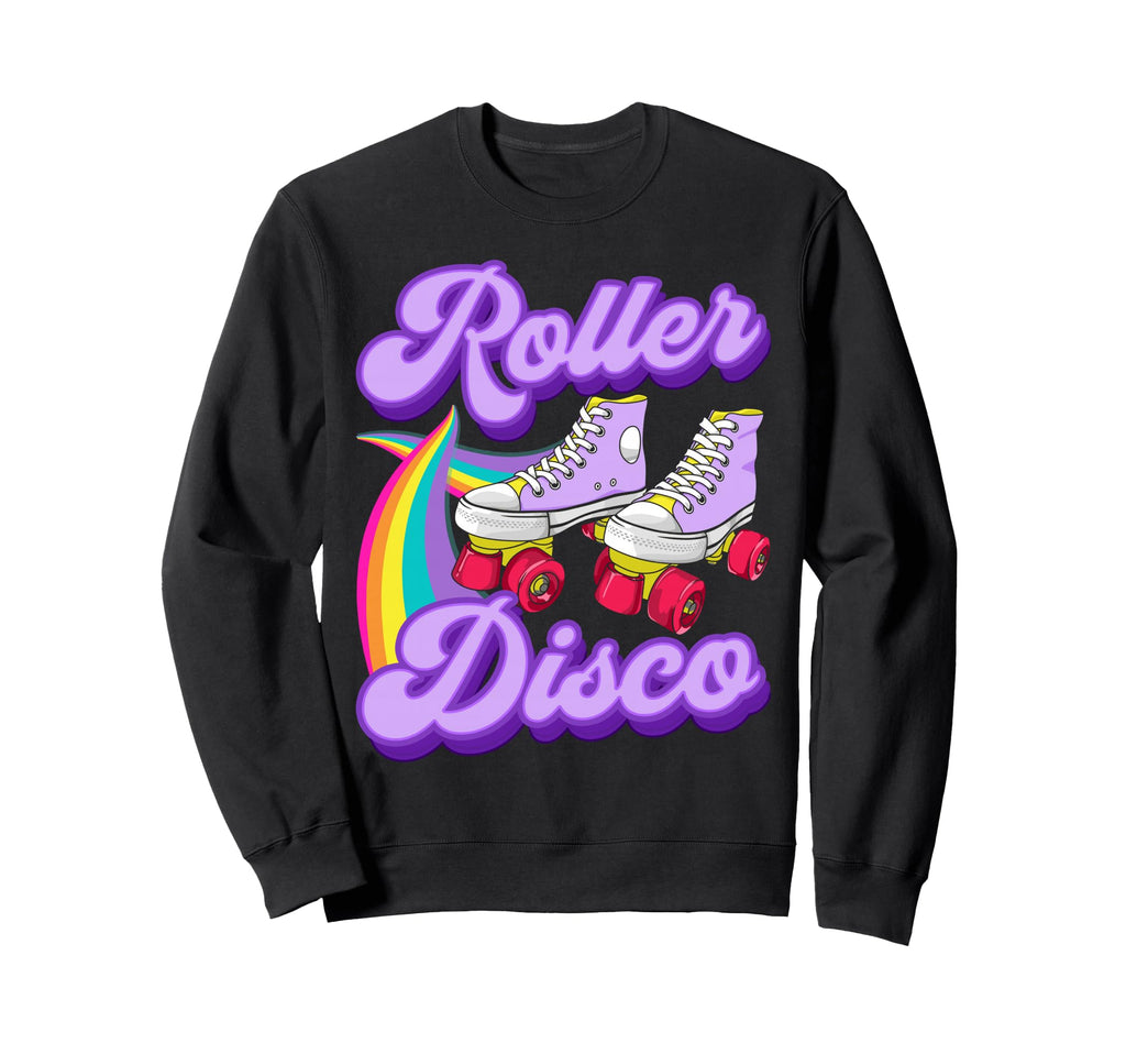 Roller Skating Skate 1970S Roller Sweatshirt - Graphic Print for Adults - T-Shirt, Sweatshirt, Hoodie