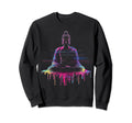 Vaporwave Buddha 80S Synthwave 4 Sweatshirt - Unique Graphic Unisex - T-Shirt, Sweatshirt, Hoodie