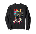 Old School Hip Hop Roller Skates Sweatshirt - Novelty Apparel Unisex - T-Shirt, Sweatshirt, Hoodie