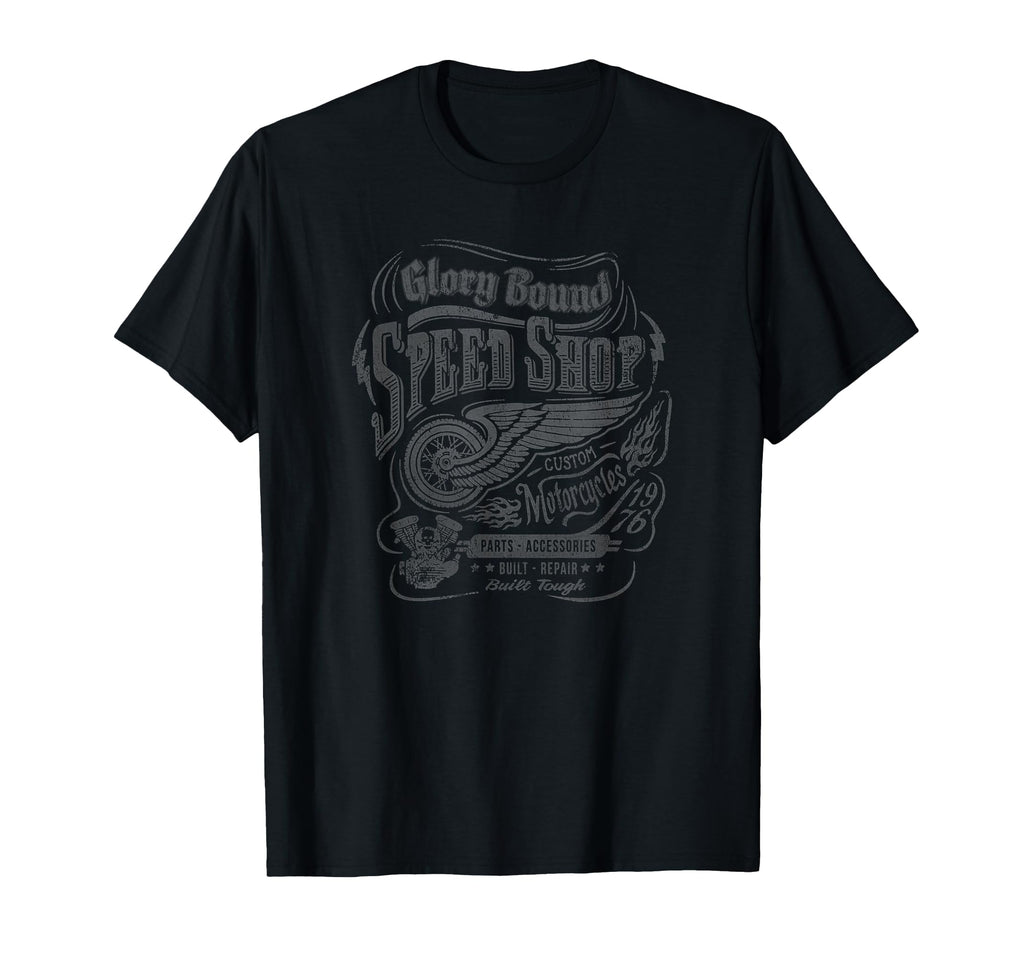 Trendy Glory Bound Speed Shop T-Shirt - Streetwear Style for Adults - T-Shirt, Sweatshirt, Hoodie