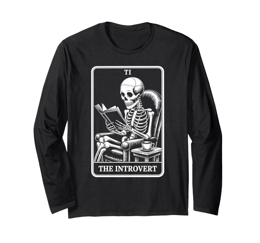 Introvert Tarot Indoorsy Antisocial T-Shirt - Aesthetic Graphic Unisex - T-Shirt, Sweatshirt, Hoodie