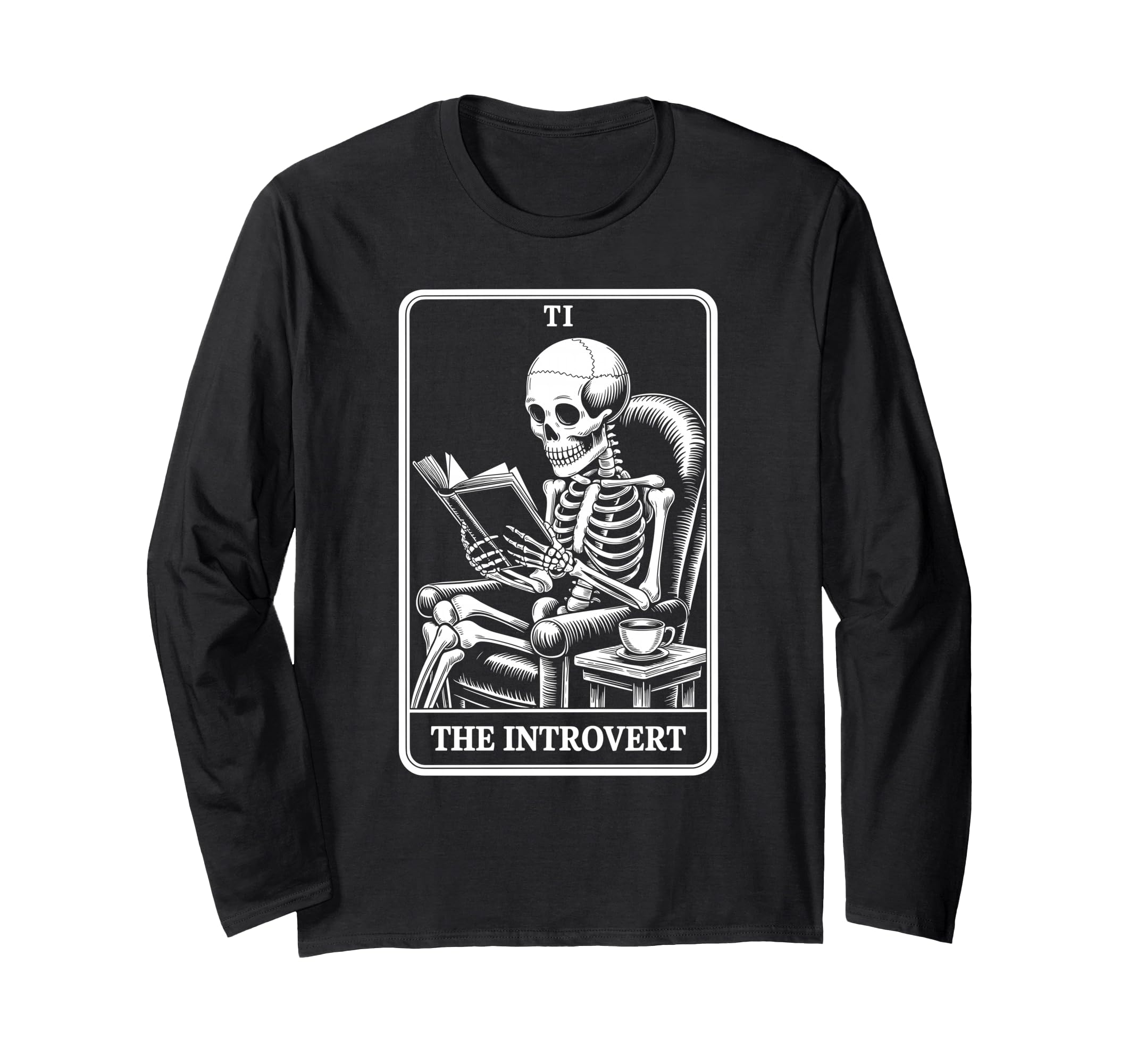Introvert Tarot Indoorsy Antisocial T-Shirt - Aesthetic Graphic Unisex - T-Shirt, Sweatshirt, Hoodie