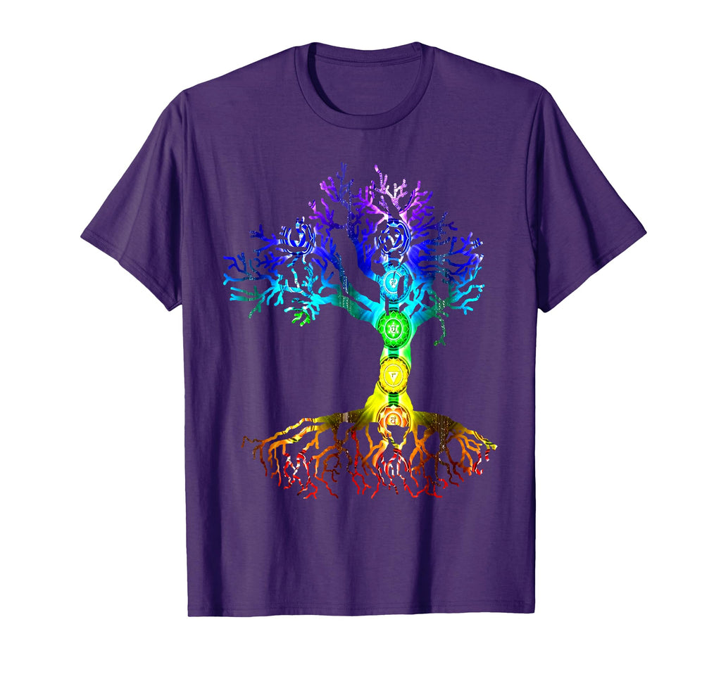 Tree Life Chakra Energy T-Shirt - Trendy Graphic for Adults - T-Shirt, Sweatshirt, Hoodie