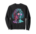 Greek Statue Vaporwave Retrowave Sweatshirt - Custom Art Print Men Women - T-Shirt, Sweatshirt, Hoodie