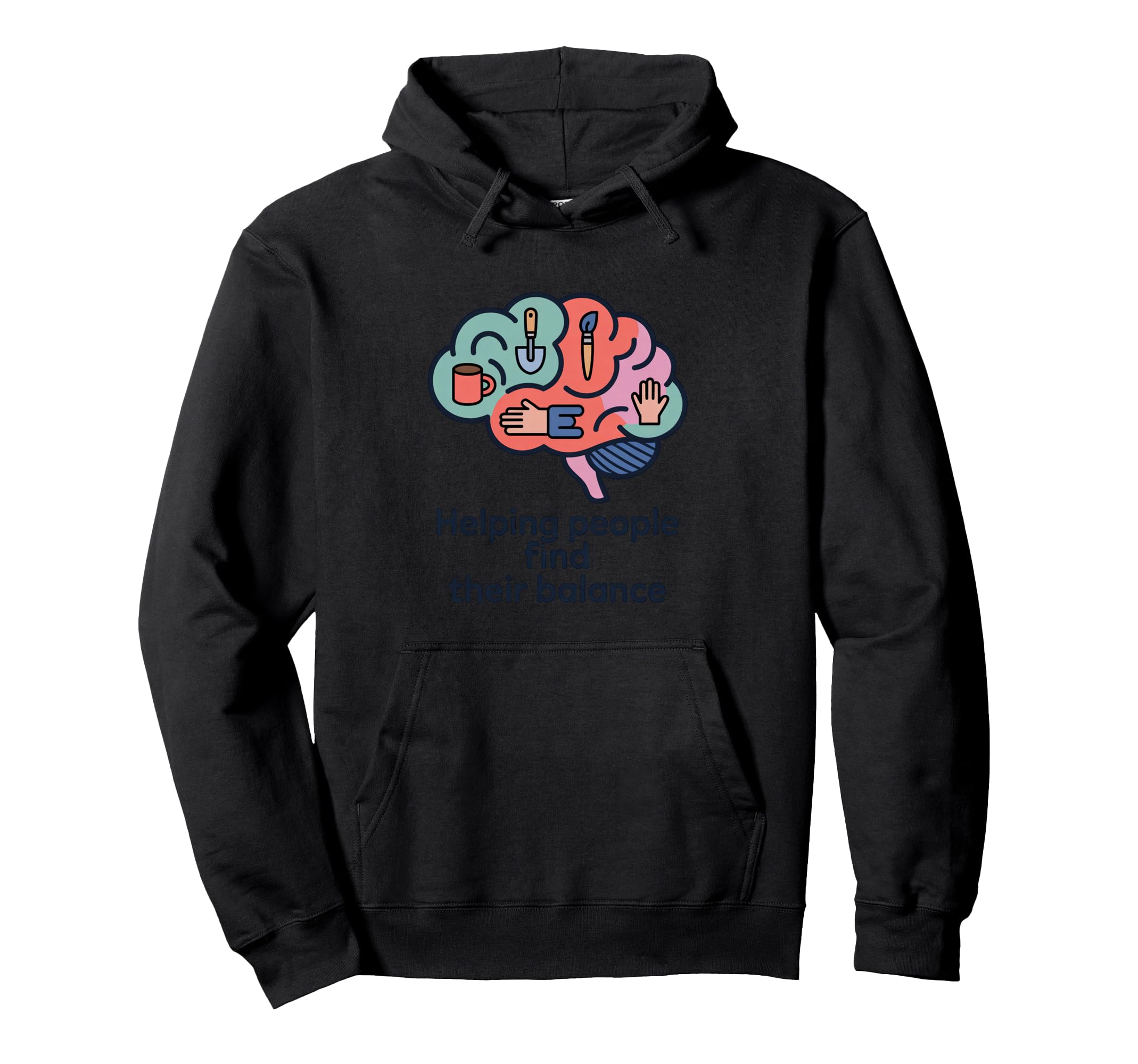 Brain Balance Mental Wellness Hoodie - Casual Everyday Wear for Adults - T-Shirt, Sweatshirt, Hoodie
