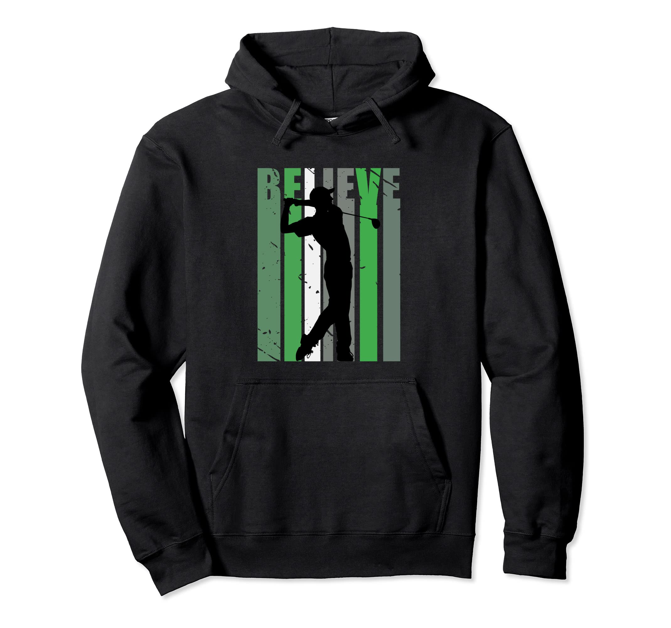 Mens Golf Golfing Distressed Camo Hoodie - Streetwear Style Men Women - T-Shirt, Sweatshirt, Hoodie