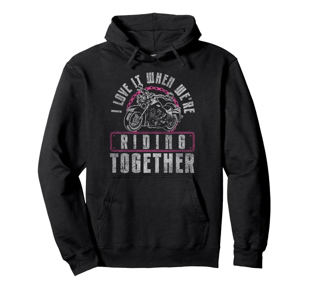Motorcycle Biker Friends Besties Buddies I Hoodie - Unique Graphic Unisex - T-Shirt, Sweatshirt, Hoodie