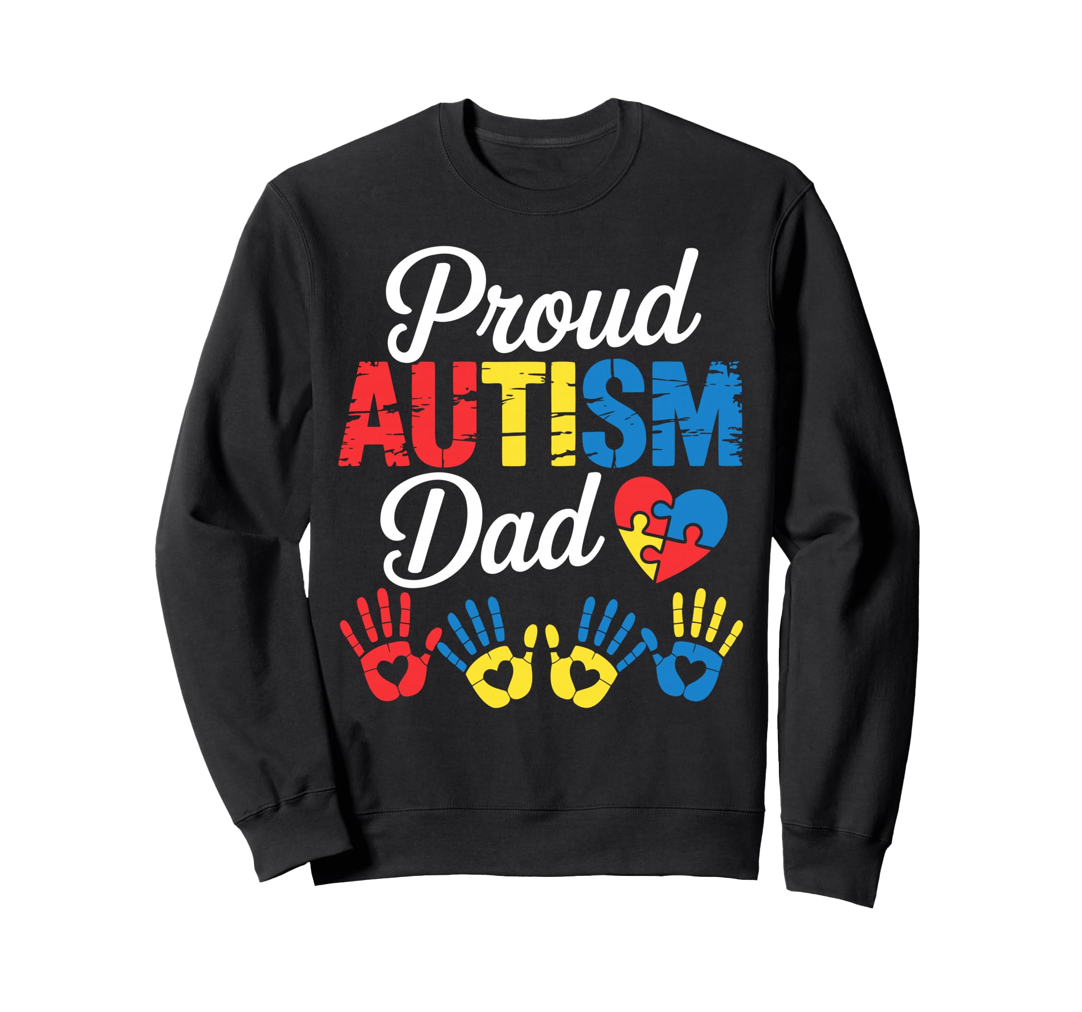Autism Mom Autism Dad Family Pride Hoodie - Trendy Graphic for Adults - T-Shirt, Sweatshirt, Hoodie