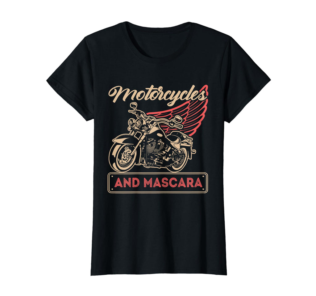 Motorcycles Mascara Biker T-Shirt - Novelty Apparel for Adults - T-Shirt, Sweatshirt, Hoodie