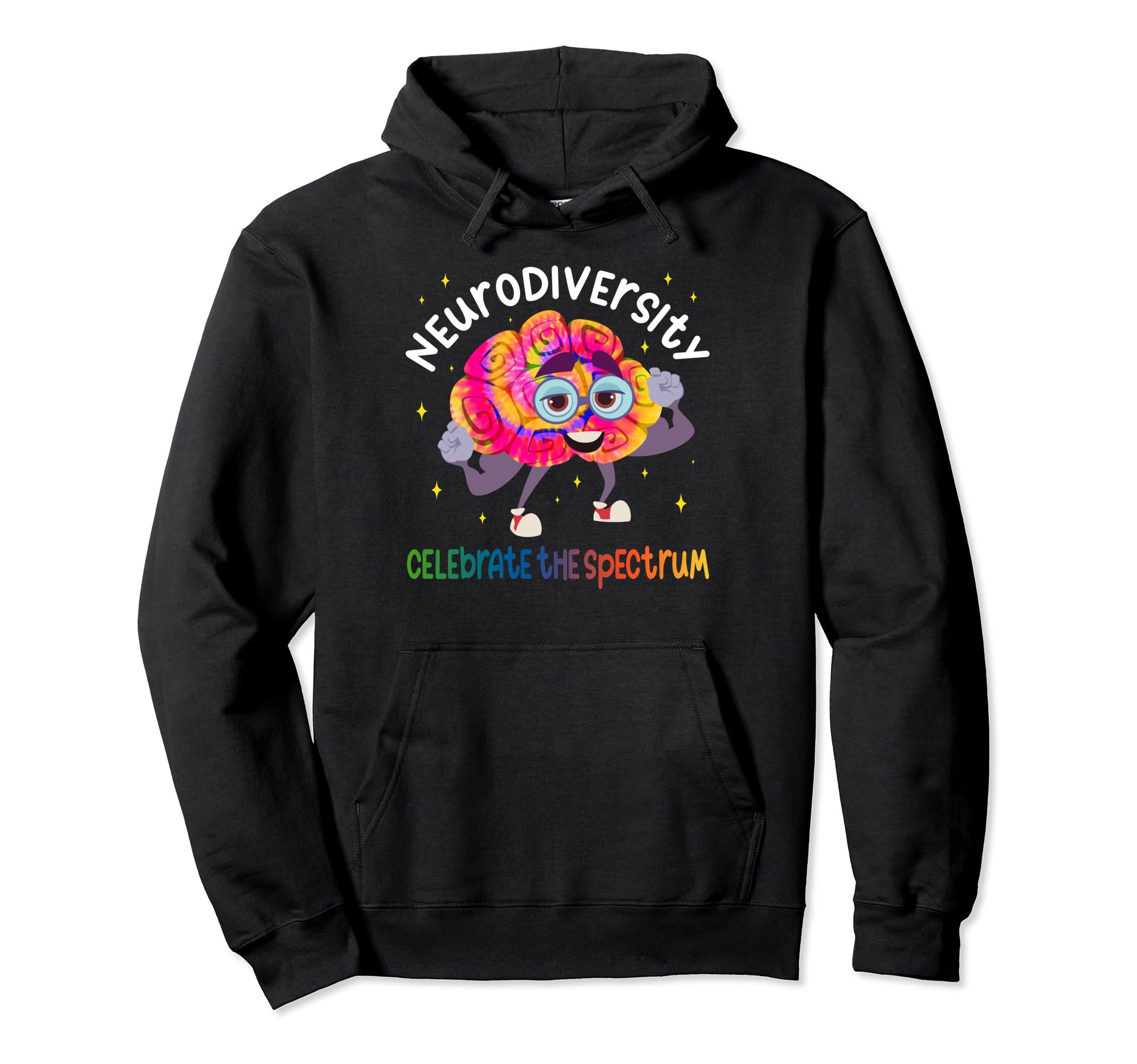 Neurodiversity Brain Autism Hoodie - Fun Novelty Design Men Women - T-Shirt, Sweatshirt, Hoodie