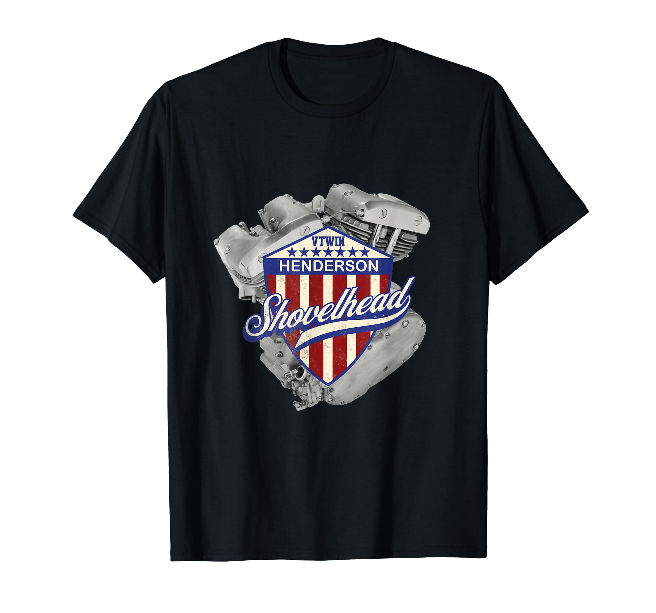 Hd Shovelhead Old School Henderson T-Shirt - Aesthetic Graphic Unisex - T-Shirt, Sweatshirt, Hoodie