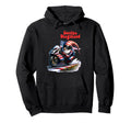 American Patriotic Biker Gnomes Hoodie - Fun Novelty Design Unisex - T-Shirt, Sweatshirt, Hoodie