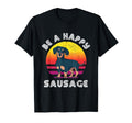 Sausage Dog Sunset Gift T-Shirt - Custom Art Print Men Women - T-Shirt, Sweatshirt, Hoodie