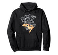 Hd Motorcycle Vtwin Shovelhead Engine Hoodie - Minimalist Print for Adults - T-Shirt, Sweatshirt, Hoodie