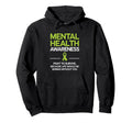 Mental Health Awareness Month Green T-Shirt - Custom Art Print Unisex - T-Shirt, Sweatshirt, Hoodie