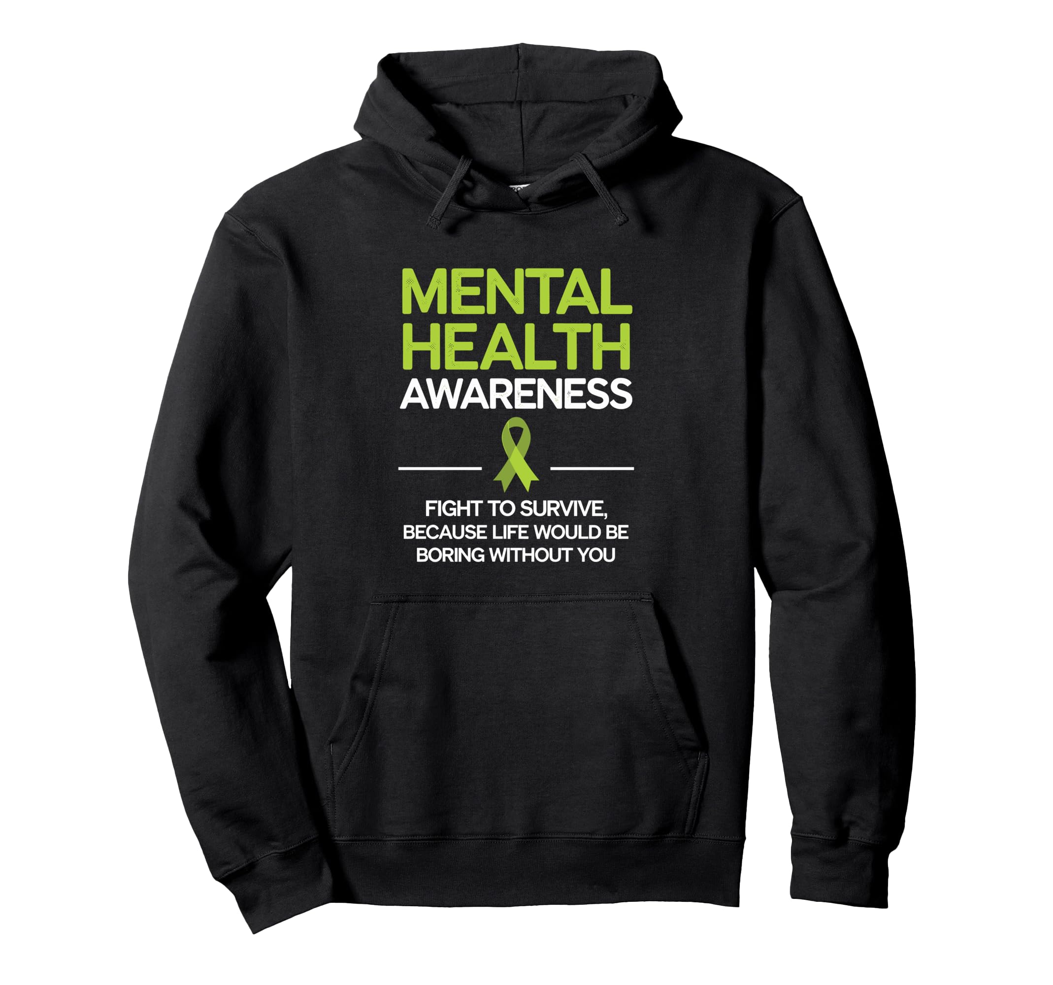Mental Health Awareness Month Green T-Shirt - Custom Art Print Unisex - T-Shirt, Sweatshirt, Hoodie