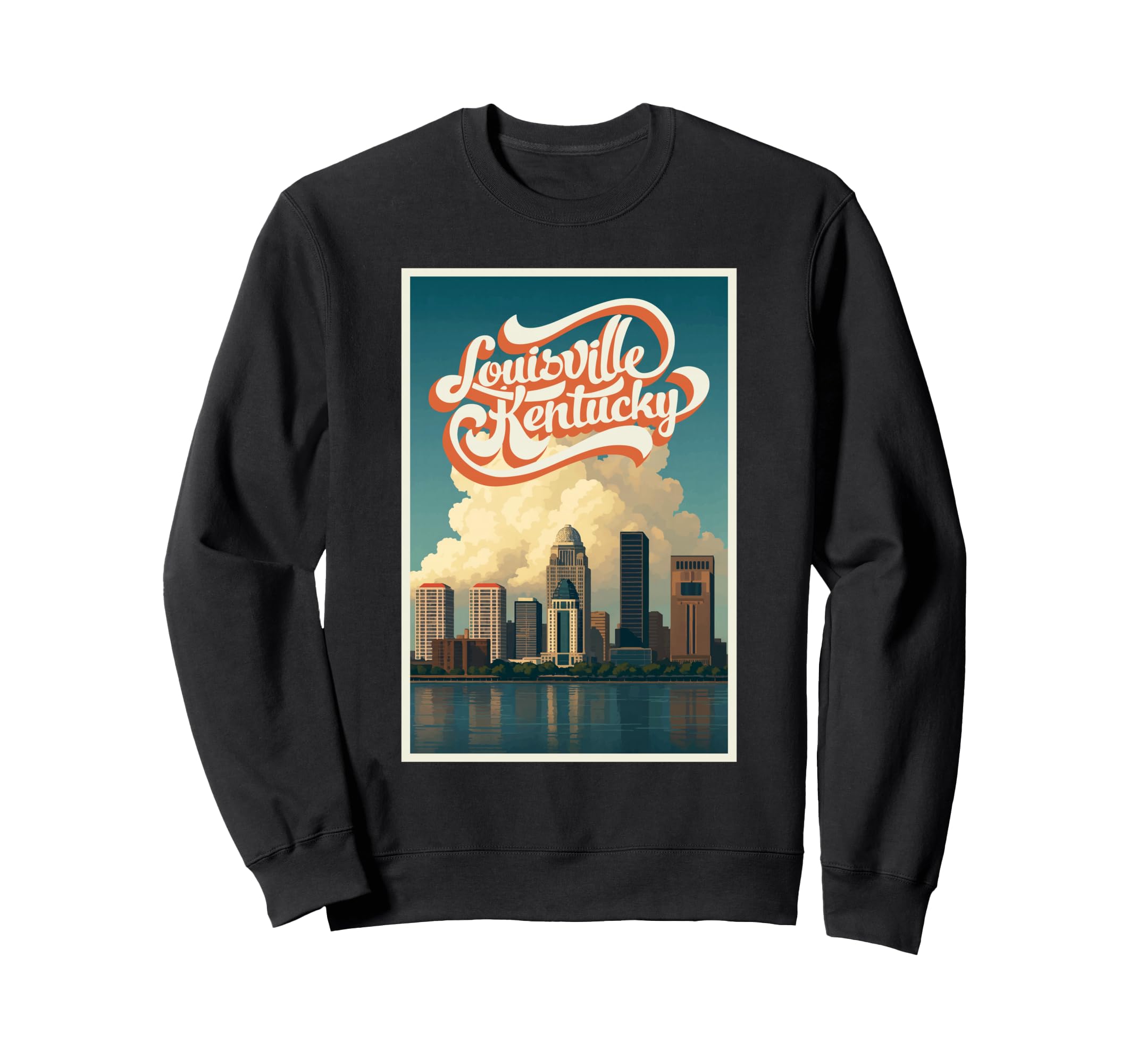 Kentucky Louisville City Skyline Sweatshirt - Streetwear Style Men Women - T-Shirt, Sweatshirt, Hoodie