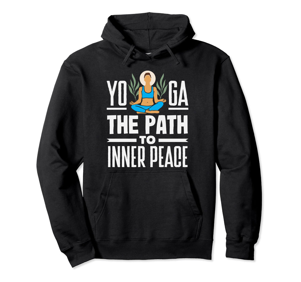 Morning Meditation Bliss Yoga Hoodie - Unique Graphic Men Women - T-Shirt, Sweatshirt, Hoodie