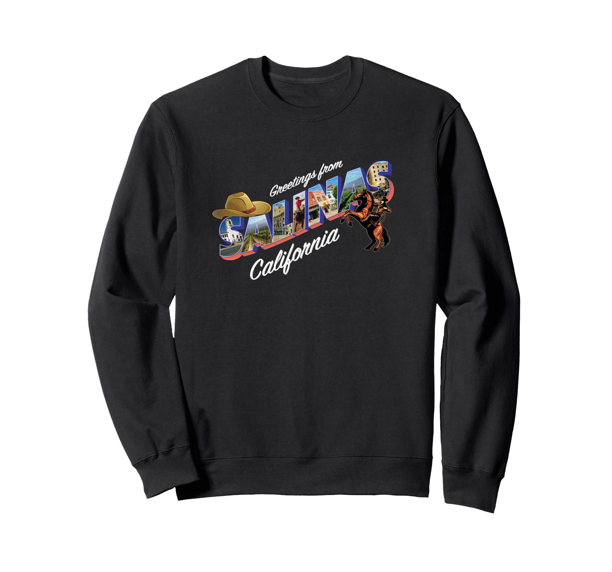 Salinas California Large Sweatshirt - Casual Everyday Wear for Adults - T-Shirt, Sweatshirt, Hoodie