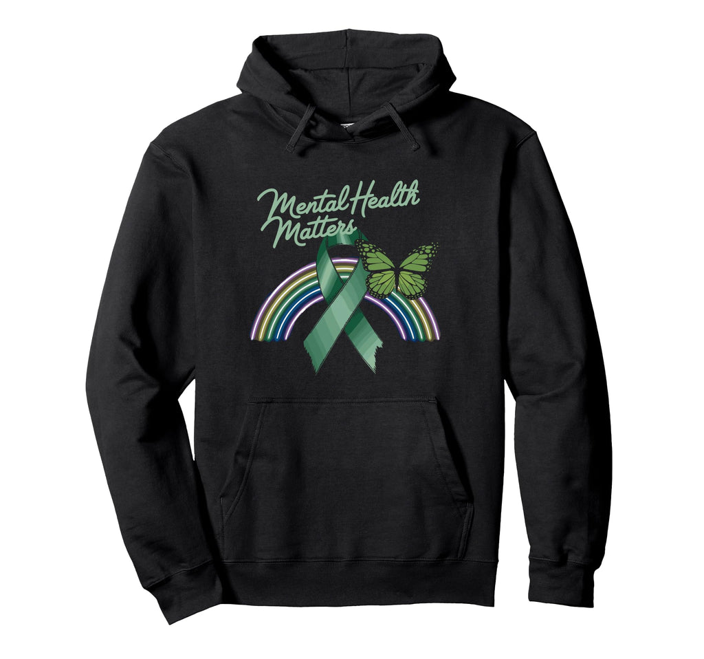 Mental Health Matters Mental Health Hoodie - Graphic Print for Adults - T-Shirt, Sweatshirt, Hoodie