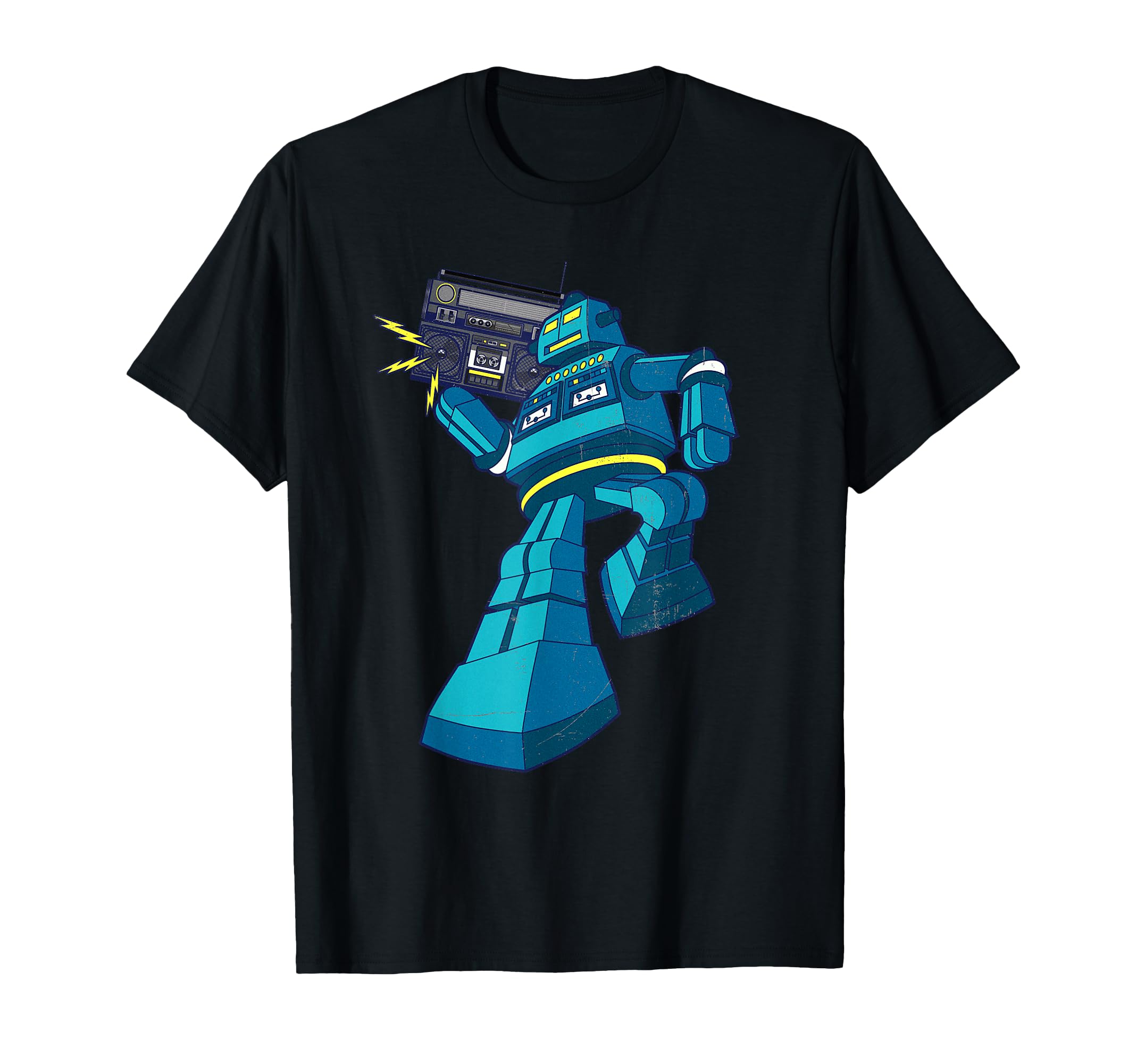 Robot Walkman Boombox Cassette Tape T-Shirt - Streetwear Style Men Women - T-Shirt, Sweatshirt, Hoodie