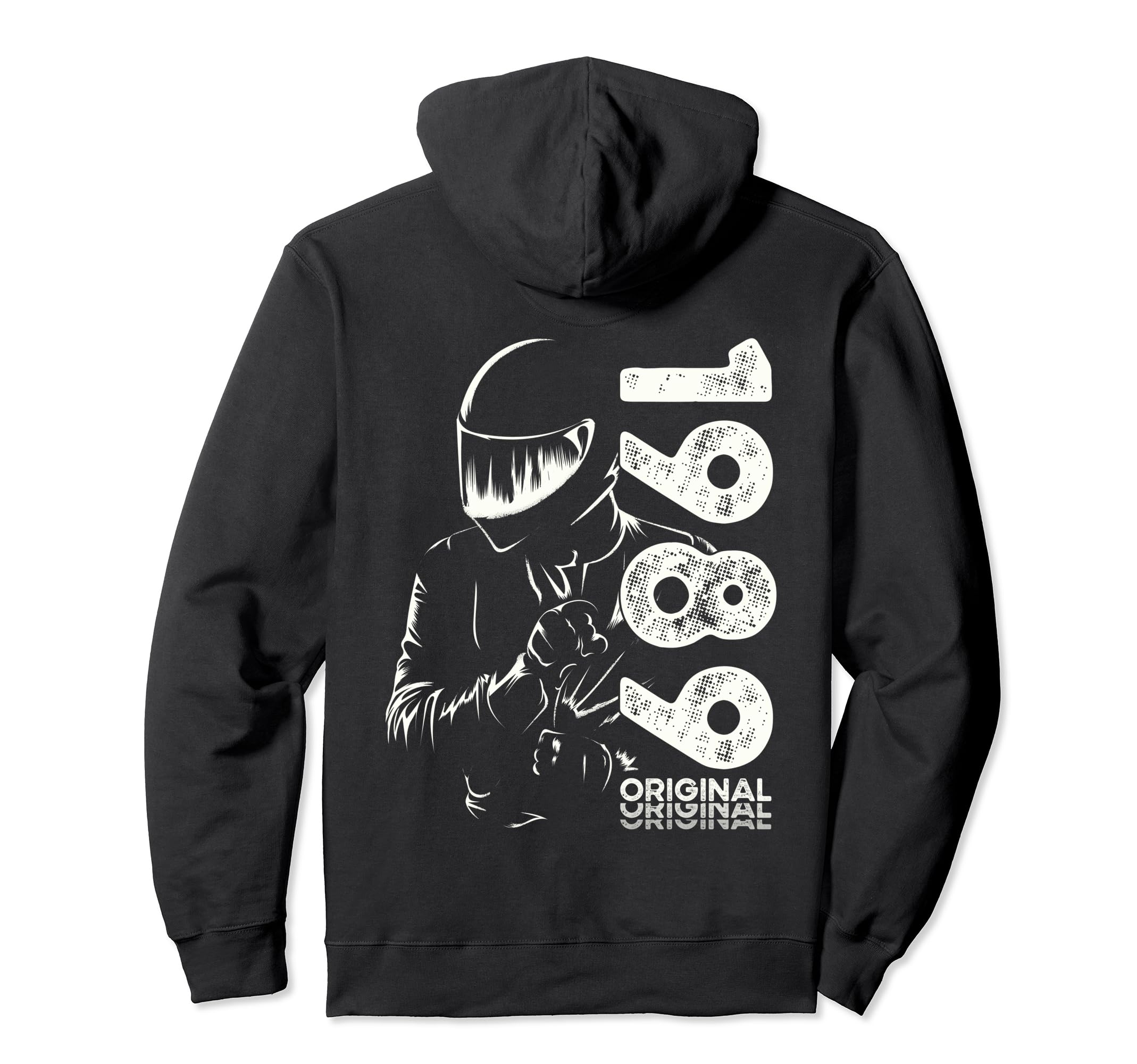 35Th Birthday Motorcycle Motorcyclist Hoodie - Trendy Graphic for Adults - T-Shirt, Sweatshirt, Hoodie