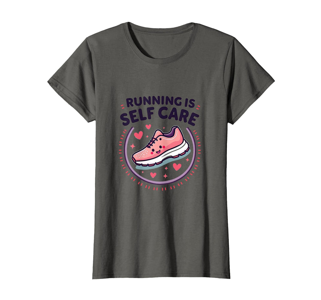 Running Is Self Care Motivational T-Shirt - Novelty Apparel for Adults - T-Shirt, Sweatshirt, Hoodie