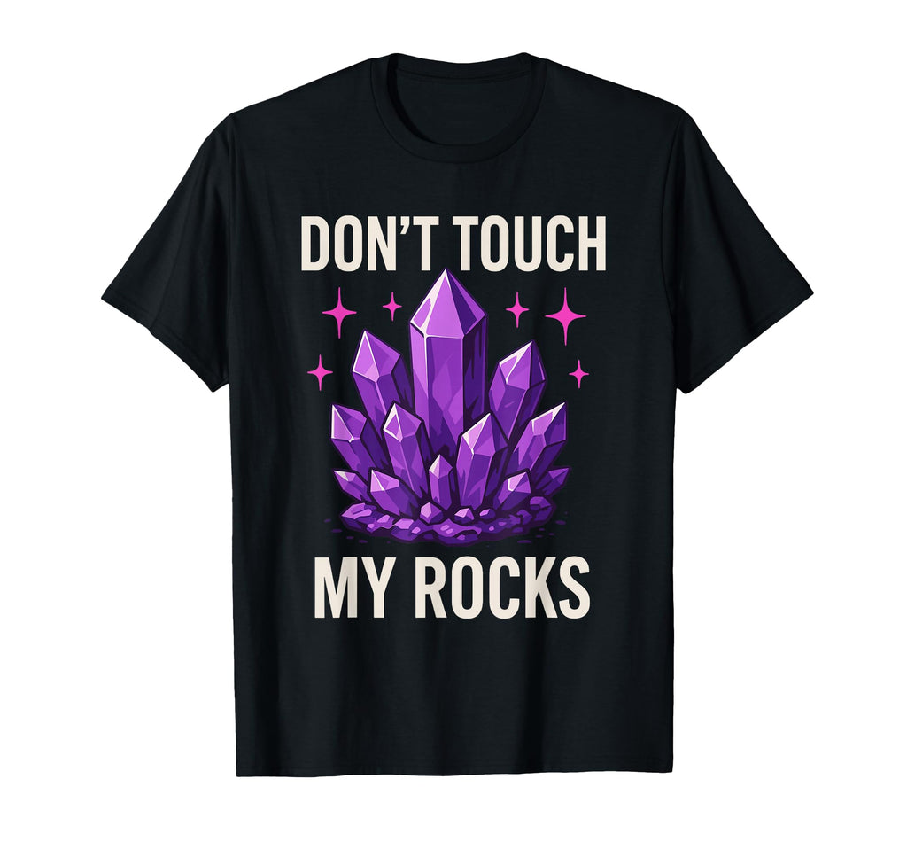 Amethyst Addict Healing Crystal T-Shirt - Novelty Apparel for Adults - T-Shirt, Sweatshirt, Hoodie