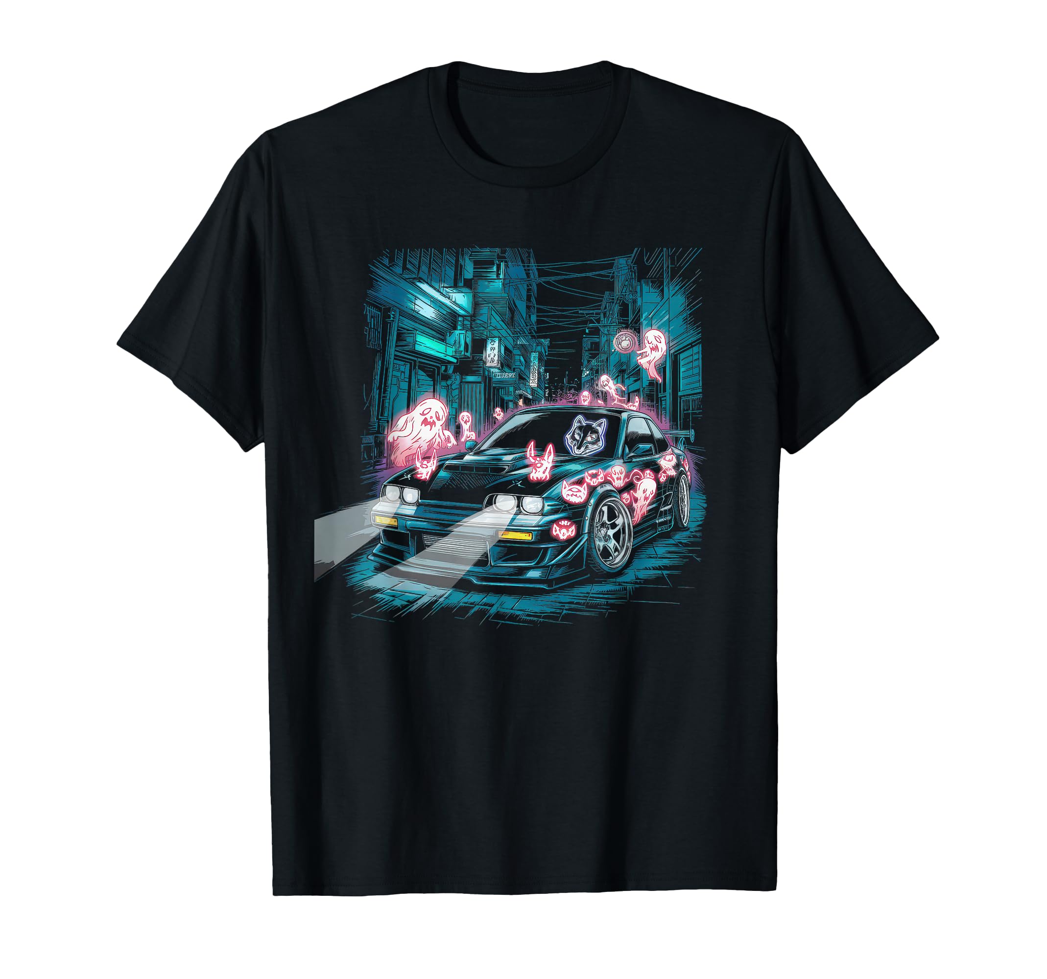 Japanese Car Jdm Japan Street Racing T-Shirt - Graphic Print Unisex - T-Shirt, Sweatshirt, Hoodie