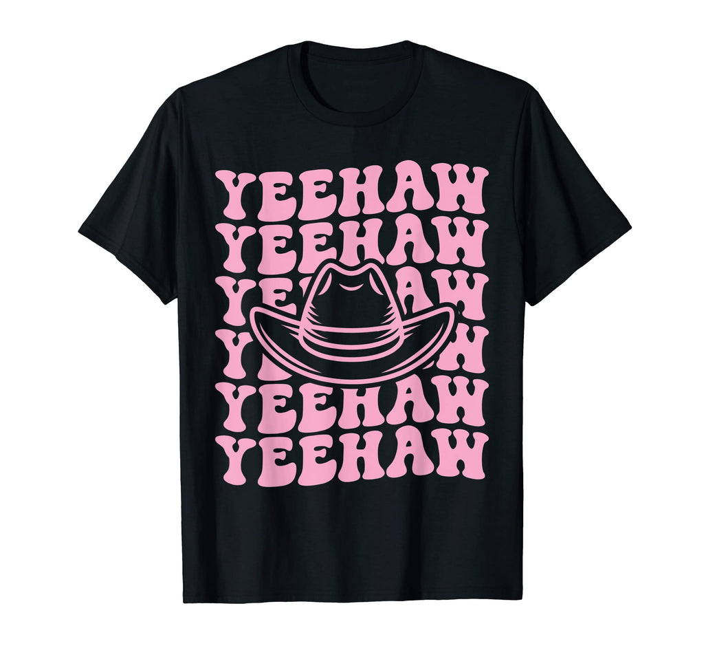 Yee Haw Howdy Rodeo Western Country T-Shirt - Custom Art Print Unisex - T-Shirt, Sweatshirt, Hoodie