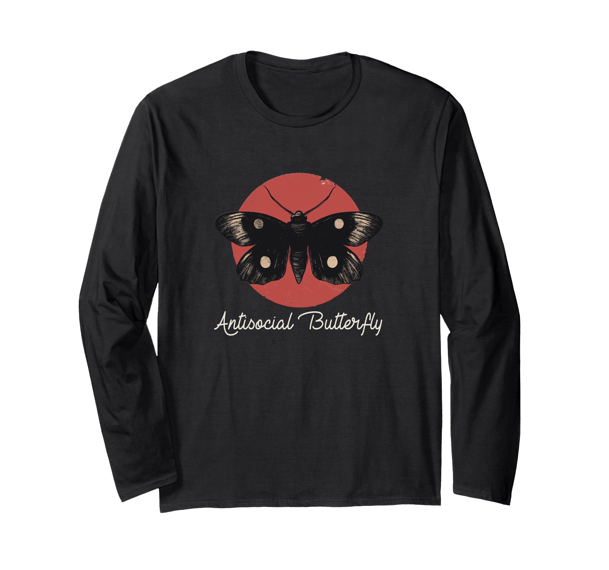 Antisocial Butterfly T-Shirt - Minimalist Print Unisex - T-Shirt, Sweatshirt, Hoodie