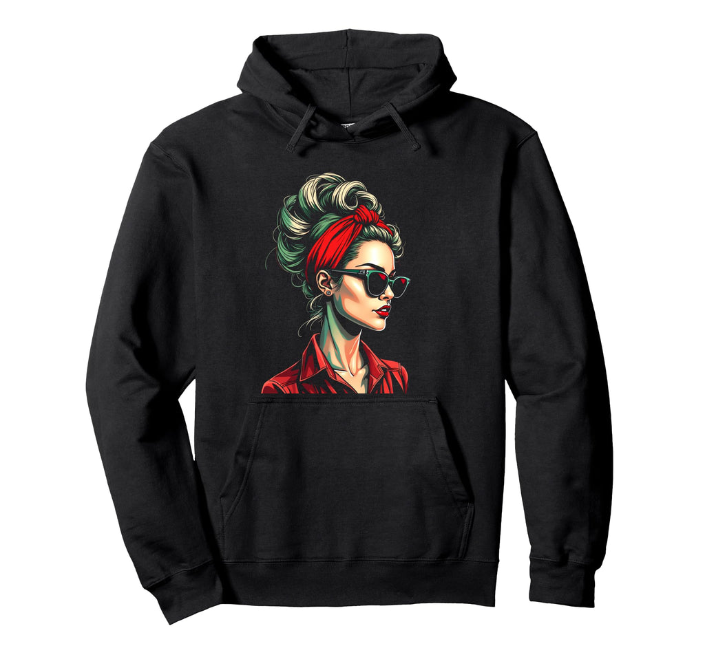 Portrait Hoodie - Fun Novelty Design Men Women - T-Shirt, Sweatshirt, Hoodie