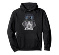 Brittany Wearing Motorcycle Helmet Hoodie - Fun Novelty Design for Adults - T-Shirt, Sweatshirt, Hoodie