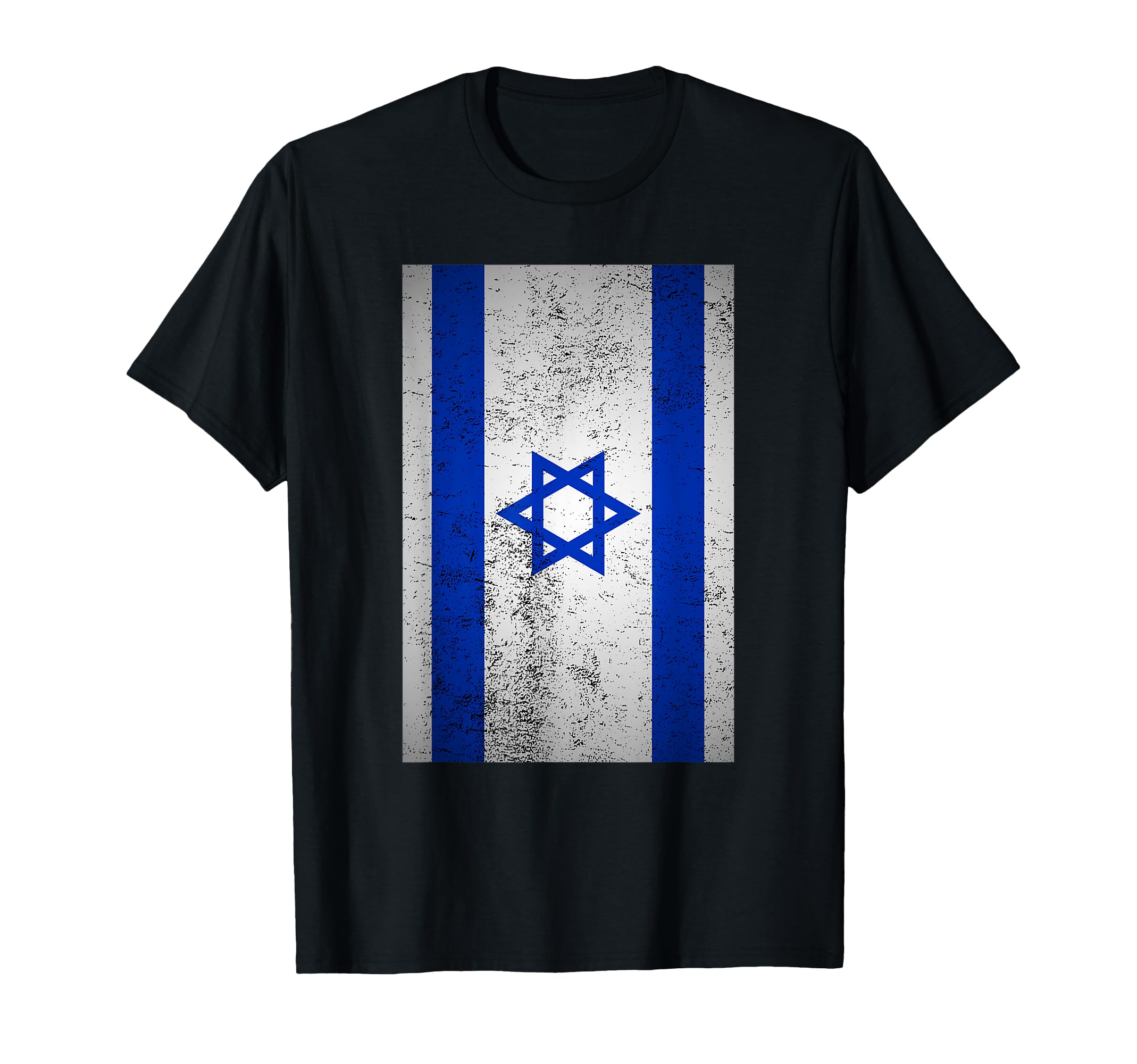 Grunge Israel Flag Jerusalem Western T-Shirt - Minimalist Print Unisex - T-Shirt, Sweatshirt, Hoodie