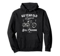 Mens Motorbike 60Th Birthday Funny Hoodie - Minimalist Print Unisex - T-Shirt, Sweatshirt, Hoodie