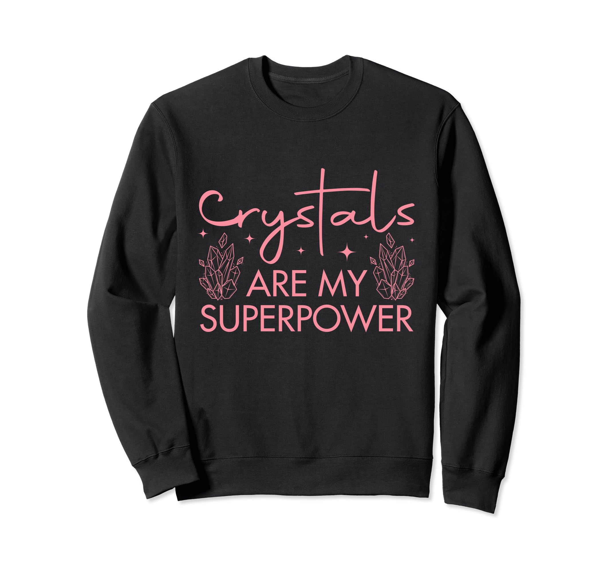 Crystals Witchy Alchemy Chakras Sweatshirt - Unique Graphic Men Women - T-Shirt, Sweatshirt, Hoodie